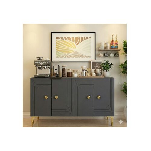 Hanah home konzola lessi 120 anthracite gold Slike