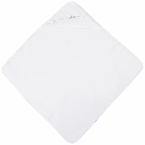 Mijolnir Bijela pamučna deka za bebe za zamatanje 75x75 cm Bebemarin –