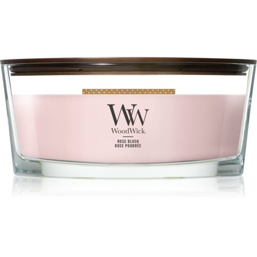 WoodWick Rose Blush di&scaron;eča sveča z lesenim stenjem 453.6 g Cene