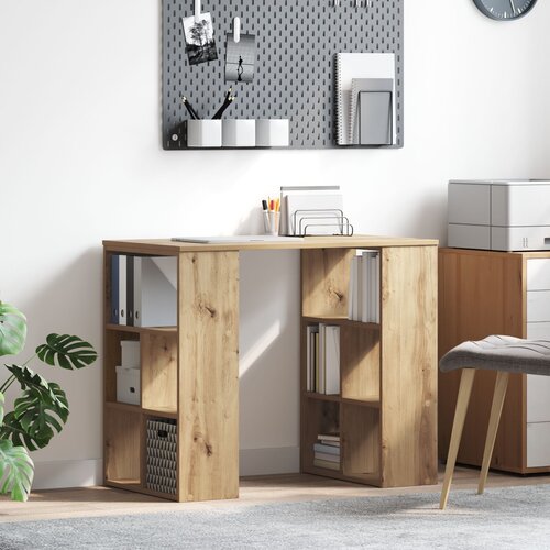vidaXL Kutni Stol Masivni hrast Konstruirano drvo Srednji Elegantan Cijene