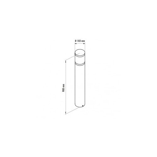 Dawn svetiljka JM-4605 stubna 12W 3000K IP65 siva Slike