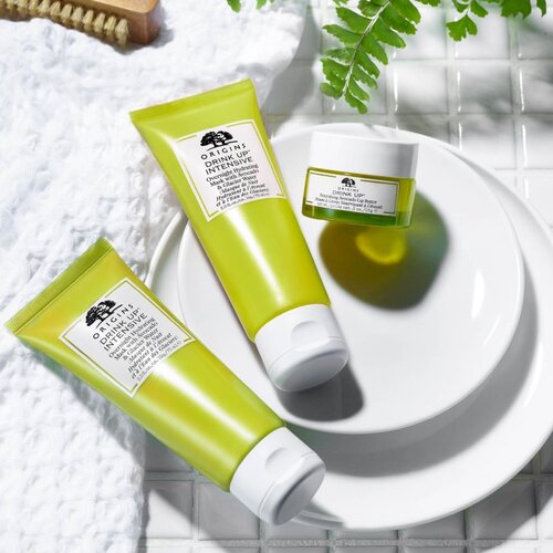 Origins Drink Up&amp;trade; Intensive Overnight Hydrating Mask With Avocado &amp;amp; Glacier Water nočna vlažilna maska 30 ml Slike