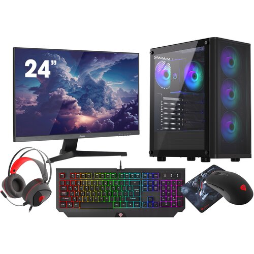 VIST gaming ryzen 7 5700G - ram 16GB - rx vega - ssd 1TB M.2 - wifi - 24" - W11, (21554040) Cene