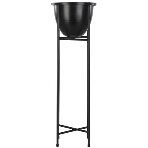 Eglo 428035 - Metalna saksija za cveće SHIKABE 73x23,5 cm crna Slike