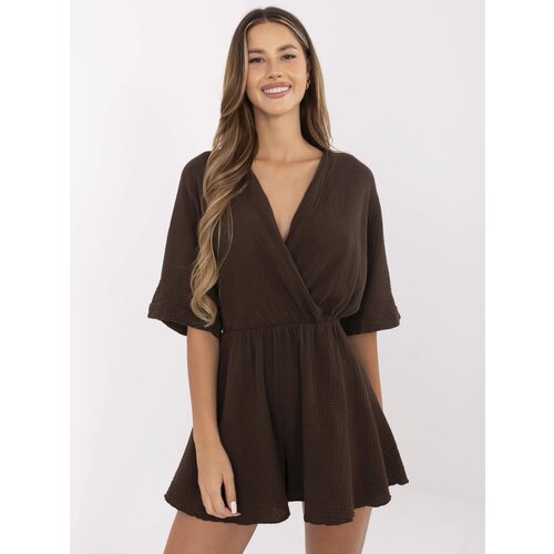 Italy Moda Jumpsuit-MI-KO-129150.93-dark brown Slike