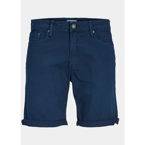 Jack & Jones Jeans kratke hlače Jpstrick 12248681 Mornarsko modra Regular Fit