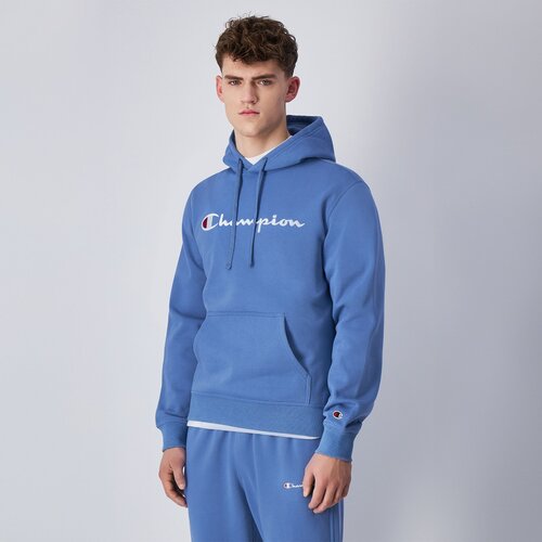 Champion Big Logo Fleece Hoodie Blue XXL Slike