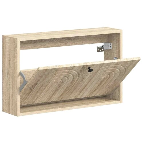  Ormar za cipele na zidu ALKMAAR 71 x 17 x 43 cm Hrast sonoma - Hrast sonoma Slike