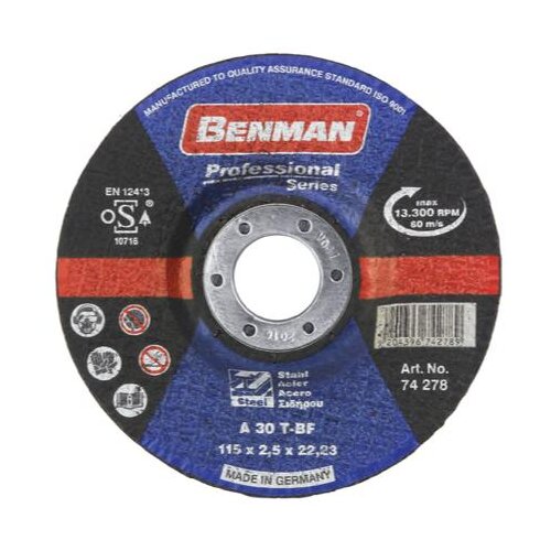 Benman Rezna ploča 115x2.5 CELIK Cene