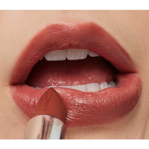 MAC Cosmetics MACximal Sleek Satin Lipstick kremasti hidratantni ruž za usne nijansa Creme In Your Coffee 3,5 g Slike