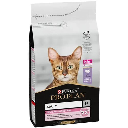 Purina PRO PLAN Delicate Digestion Adult Turkey - hrana sa ćuretinom za odrasle mačke sa osetljivim varenjem (400g, 1,5kg, 10kg) 400g Cene