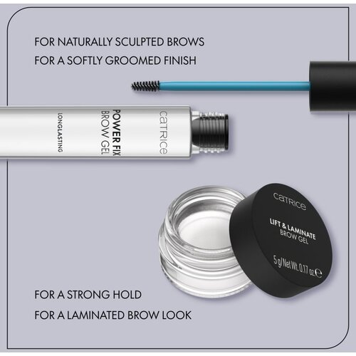 Catrice Power Fix prozirni gel za učvr&amp;scaron;ćivanje za obrve Invisible Power 10 ml Slike