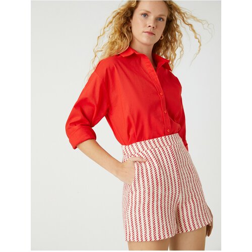 Koton Shirt - Red - Regular Slike