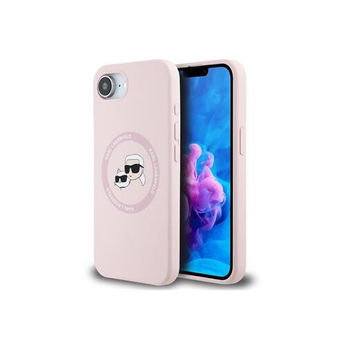  Originalen KARL LAGERFELD ovitek MagSafe iPhone 16e - Karl and Choupette - roza - KLHMPSE4SKCHTCP Cene