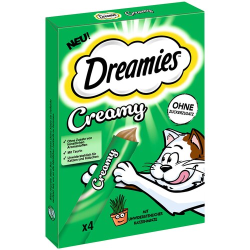 Dreamies Creamy Snacks - Mačja metvica (44 x 10 g) Cijene