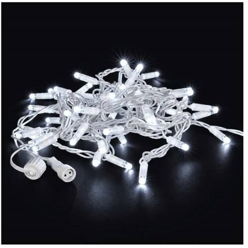  Spajajuće LED lampice 50xLED/5m IP44, hladno belo Slike