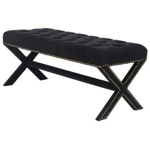 Woody Fashion pelona capraz pouffe 120 - black black pouffe Slike