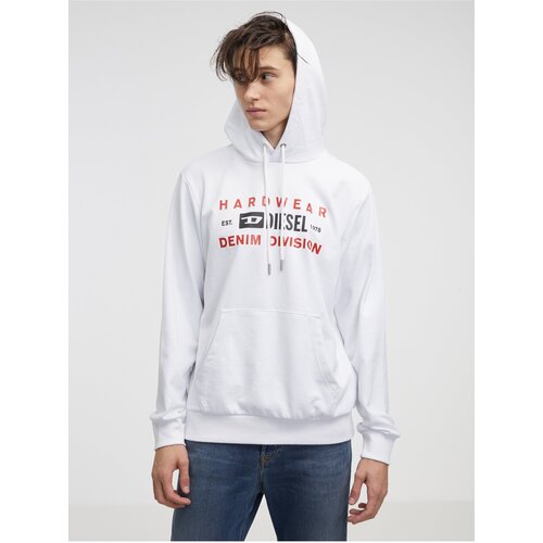 Diesel White Men&amp;#039;s Hoodie - Men&amp;#039;s Slike