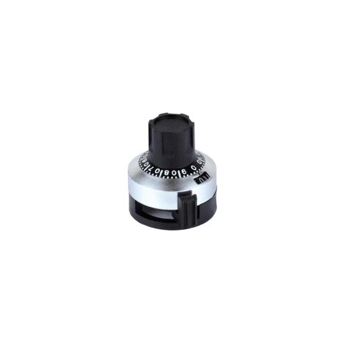 Mentor analogni dugme 6,35 mm mat-kromiran Slike