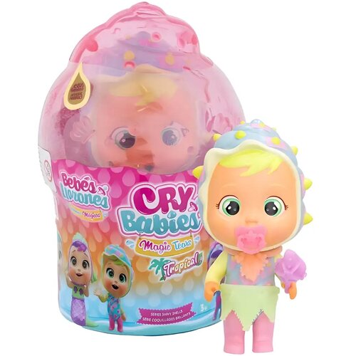Imc Toys Cry Babies: Magic Tears - Tropske Sijoče &amp;Scaron;koljke zbirateljska solzna dojenčka 1 kos Slike