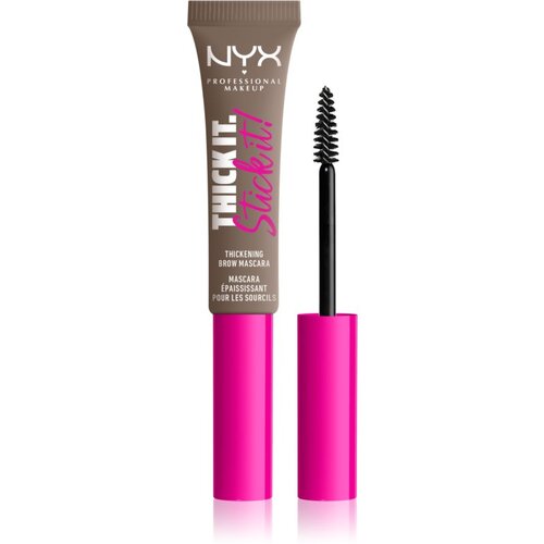NYX Professional Makeup Thick it Stick It Brow Mascara maskara za obrvi odtenek 01 Taupe 7 ml Cene