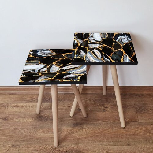 Hanah home set klub stočića 2Shp99, 2 komada, Šareni Cene