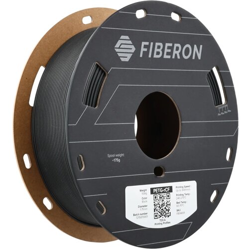 Polymaker Fiberon&amp;trade; PETG-rCF08 Black Slike