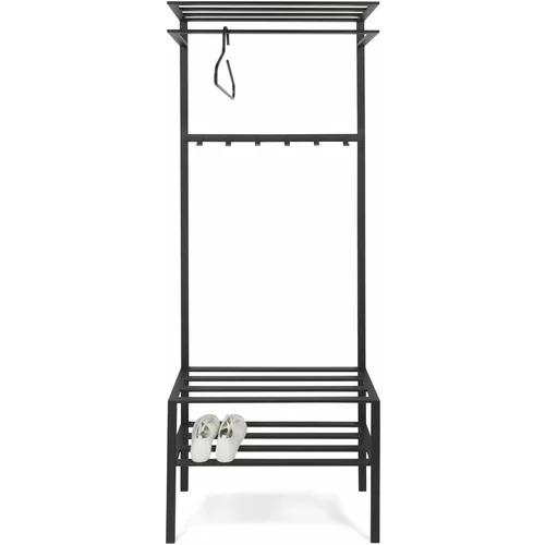 Spinder Design Črn kovinski set za hodnik Ivar –