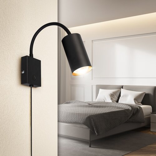  Brilagi - Fleksibilna zidna lampa SELE 1xGU10/30W/230V crna/zlatna Slike