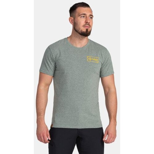 Kilpi Men's cotton T-shirt BANDE-M Dark green Cene