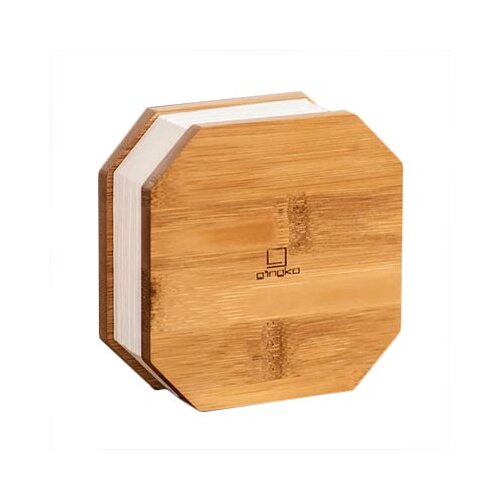 Gingko Electronics lampa - accordion natural bamboo Slike