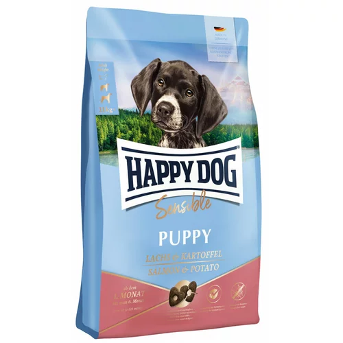 Happy Dog Supreme Sensible Puppy z lososom in krompirjem - Varčno pakiranje: 2 x 10 kg