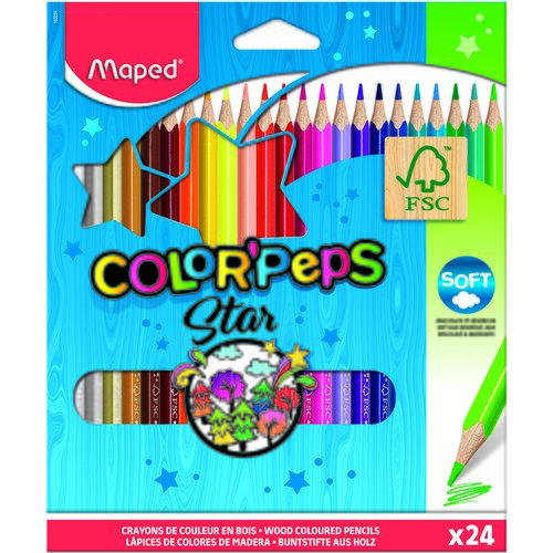  DRVENE BOJICE MAPED COLOR`PEPS 1/24 Cene