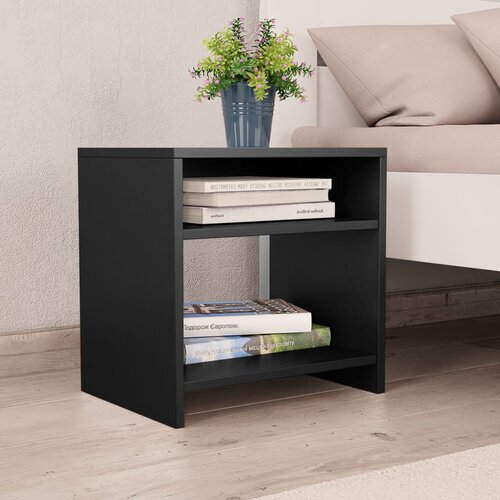 Maison Chic Dvo delni komplet Nočne omarice - Nočne mize črne 40x30x40 cm iverna plošča, (21688981) Cene