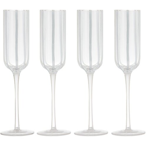 Ladelle Čaše u setu 4 kom za šampanjac 180 ml Stripe – Cijene