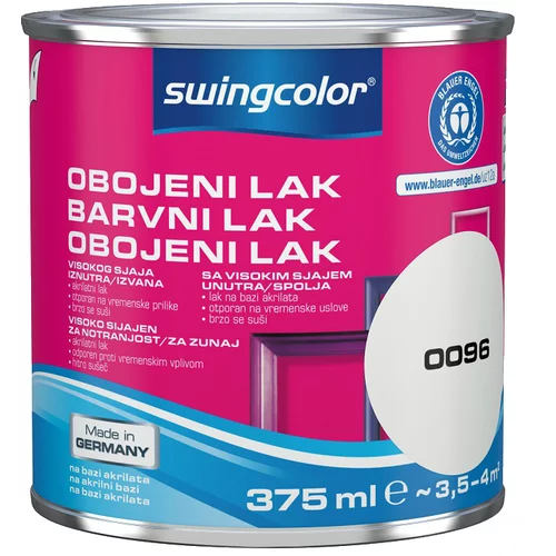 SWINGCOLOR Visokosijoči barvani lak 2 v 1 (barva: umazano bela; 0,375 l)