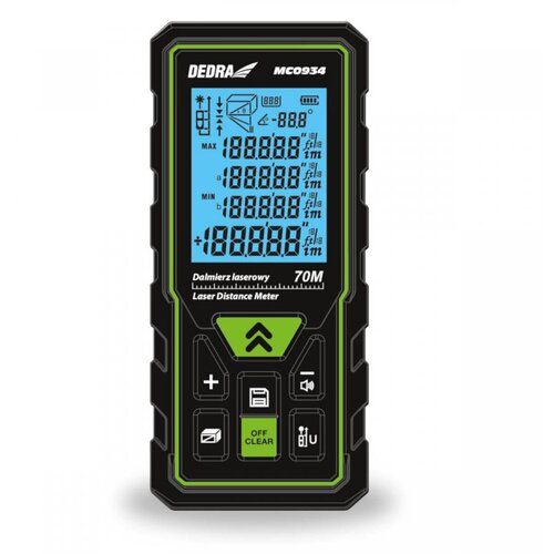 Dedra lCD digitalni laserski merilnik razdalje 70m MC0934 Cene
