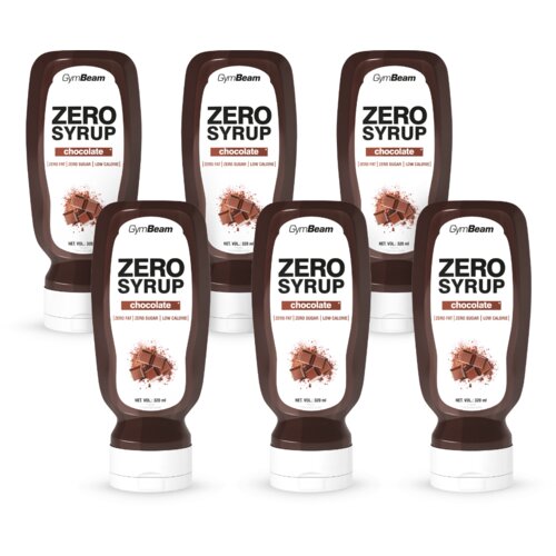GymBeam zero syrup chocolate 6 x 320 ml Cene