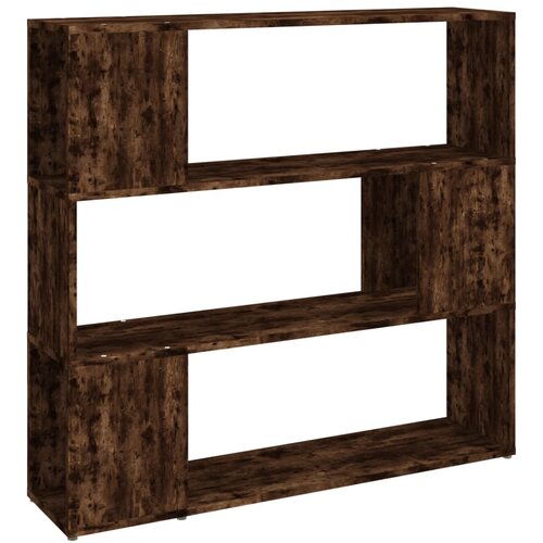 Maison Chic Knjižna omara - Knjižni regal dimljeni hrast 100x24x94 cm, (21723106) Slike