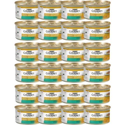 Purina gourmet Gold Vlažna hrana za mačke komadići zečetine i jetre u sosu 85g, 24 komada Slike
