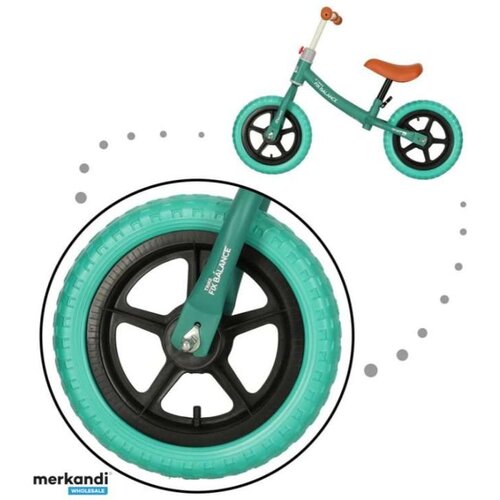 Trike fix bicikl bez pedala tirkizni Slike