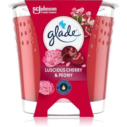 Glade Luscious Cherry &amp;amp; Peony di&amp;scaron;eča sveča 112 g Slike