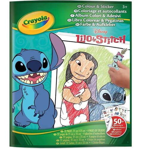 Crayola Lilo &amp;amp;amp, Stitch bojanka i album sa naljepnicama Slike