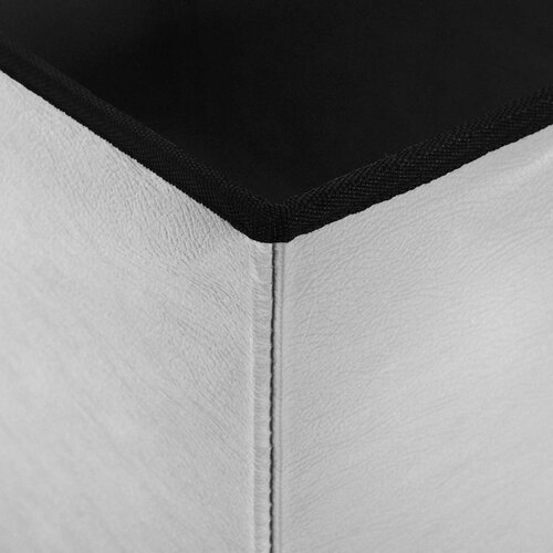  Sklopiva klupa za pohranu Bijela 180 kg 80 L 77 x 38 x 38 cm Slike