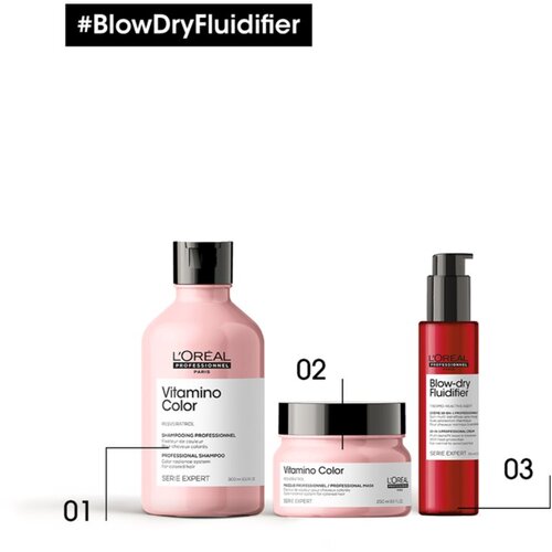 L&amp;acute;Or&amp;eacute;al Paris Serie Expert Blow-Dry Fluidifier Leave-In Creme Slike