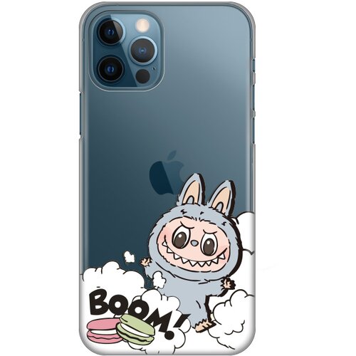  Maska za iPhone 12/12 Pro 6.1 La Bubu Macaron Silikonska Print Skin Cene