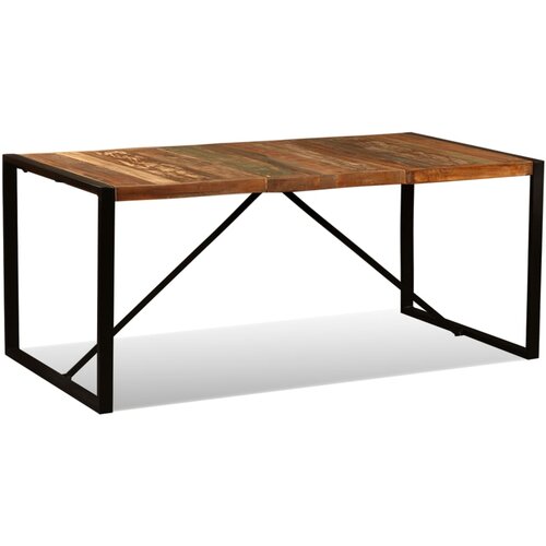 Maison Chic Jedilna miza - Kuhinjska miza - Jedilni stol iz trdnega predelanega lesa 180 cm, (21715188) Cene