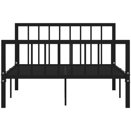  Okvir za krevet crni metalni 120 x 200 cm Slike