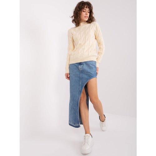 Wool Fashion Italia Sweater-AT-SW-2235.00P-light beige Cene