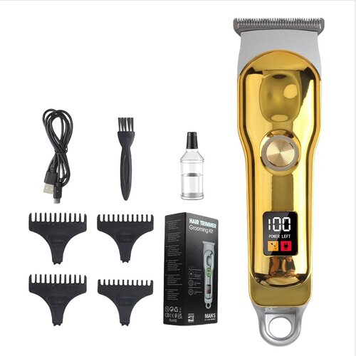 INF Profesionalni električni strižnik za mo&amp;scaron;ke: Natančno striženje in urejanje las Gold, (5000072141) Slike